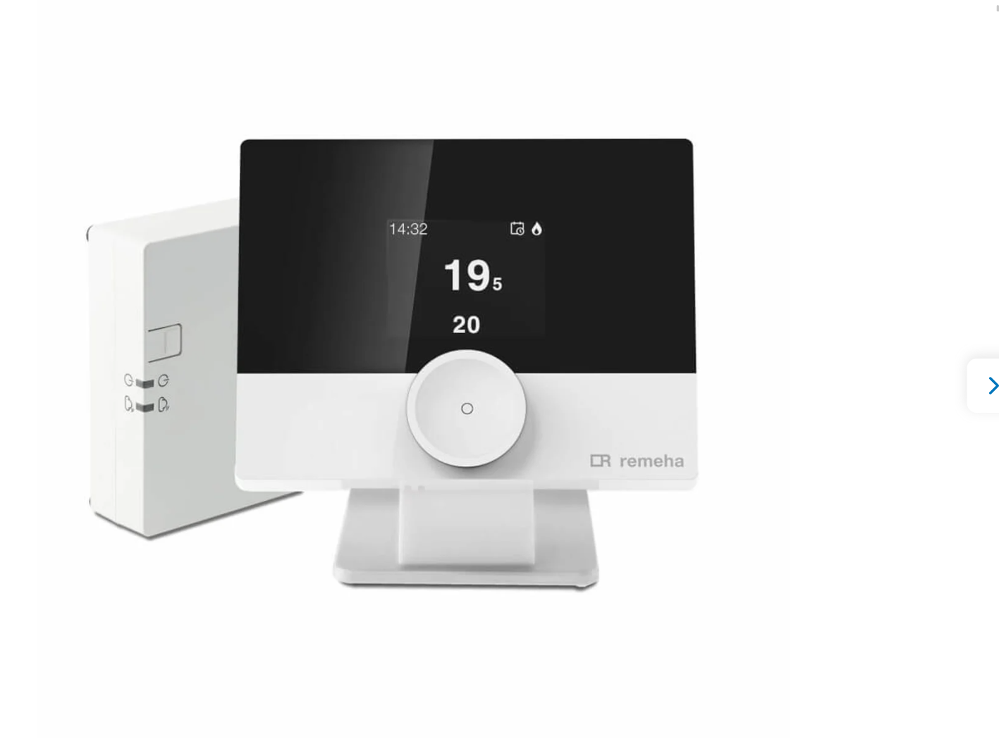 Remeha qSense Plus met Home Hub draadloos, met tafelstandaard