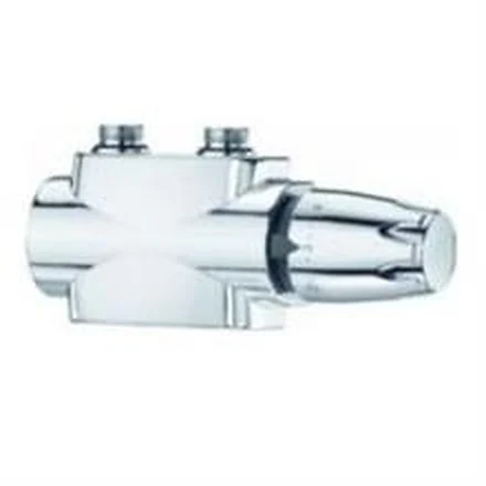 Korado Z-D041 thermostatische kraanset chroom — recht