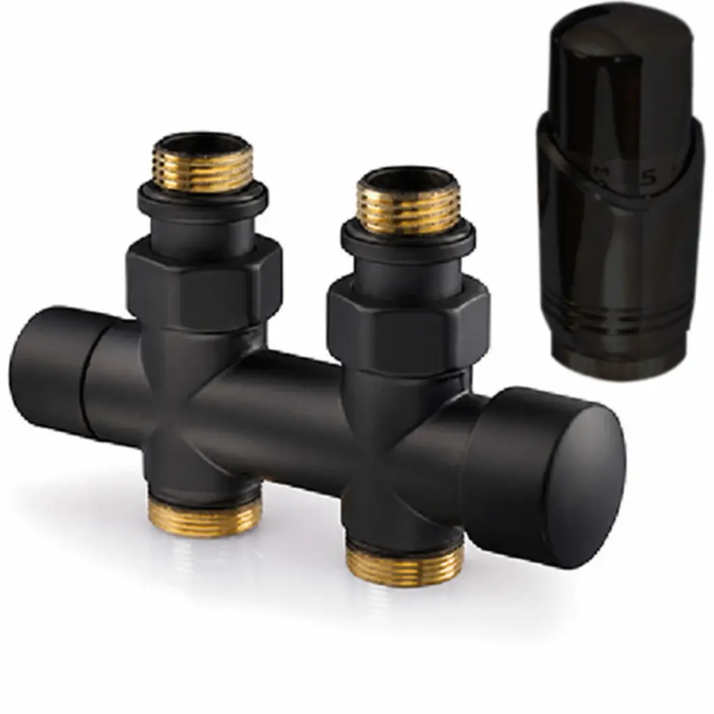 ADW 4009880 H-onderblokset zwart — recht, 15 en 16 mm